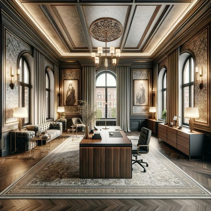 Gedung Perkantoran bertema American Classic (pinterest.com)